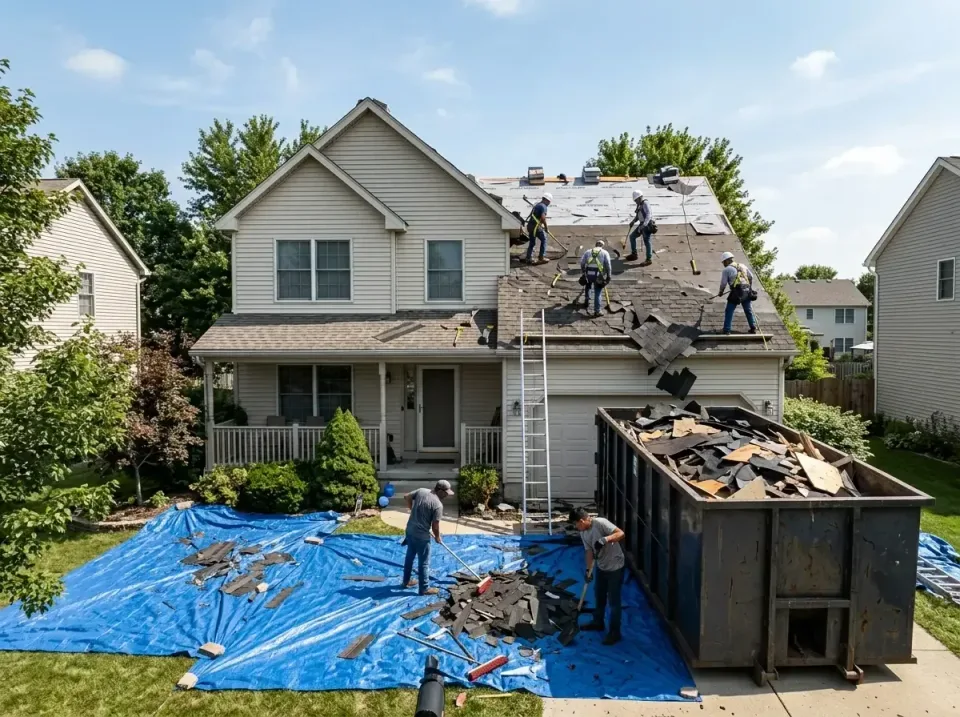 roof-replacement-debris-remova-004 — frequently asked questions, Cheapest Dumpster Rentals in Breaux Bridge, LA